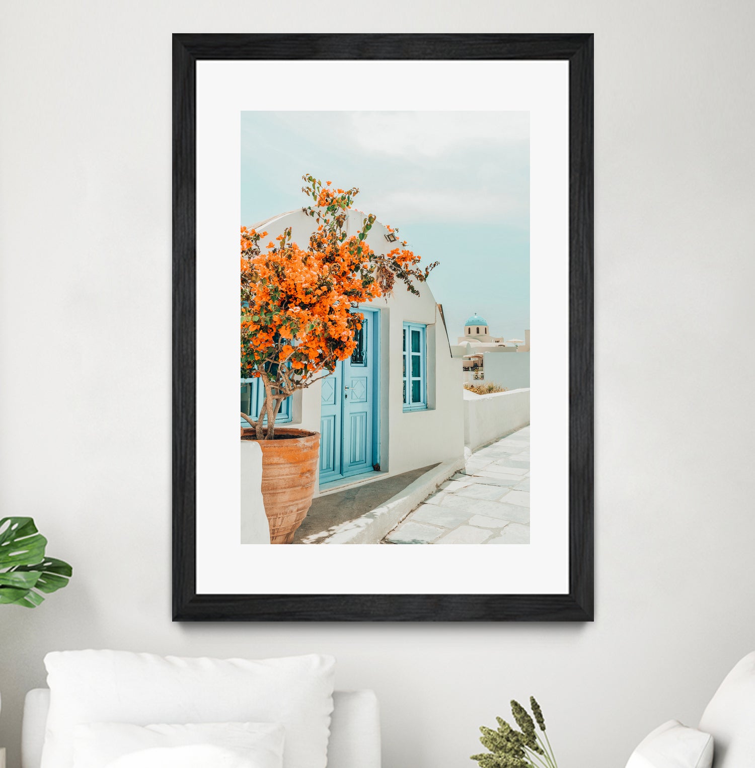 Greece Airbnb by 83 oranges on GIANT ART - orange digital greece