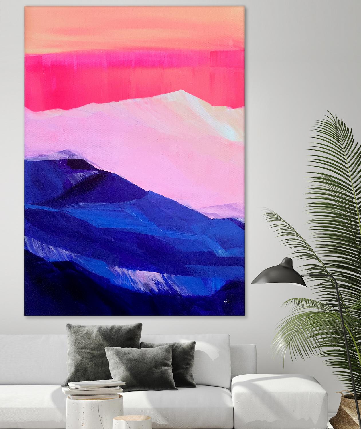 Hot Pink Morning by Sarah Capps on GIANT ART