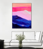 Hot Pink Morning by Sarah Capps on GIANT ART