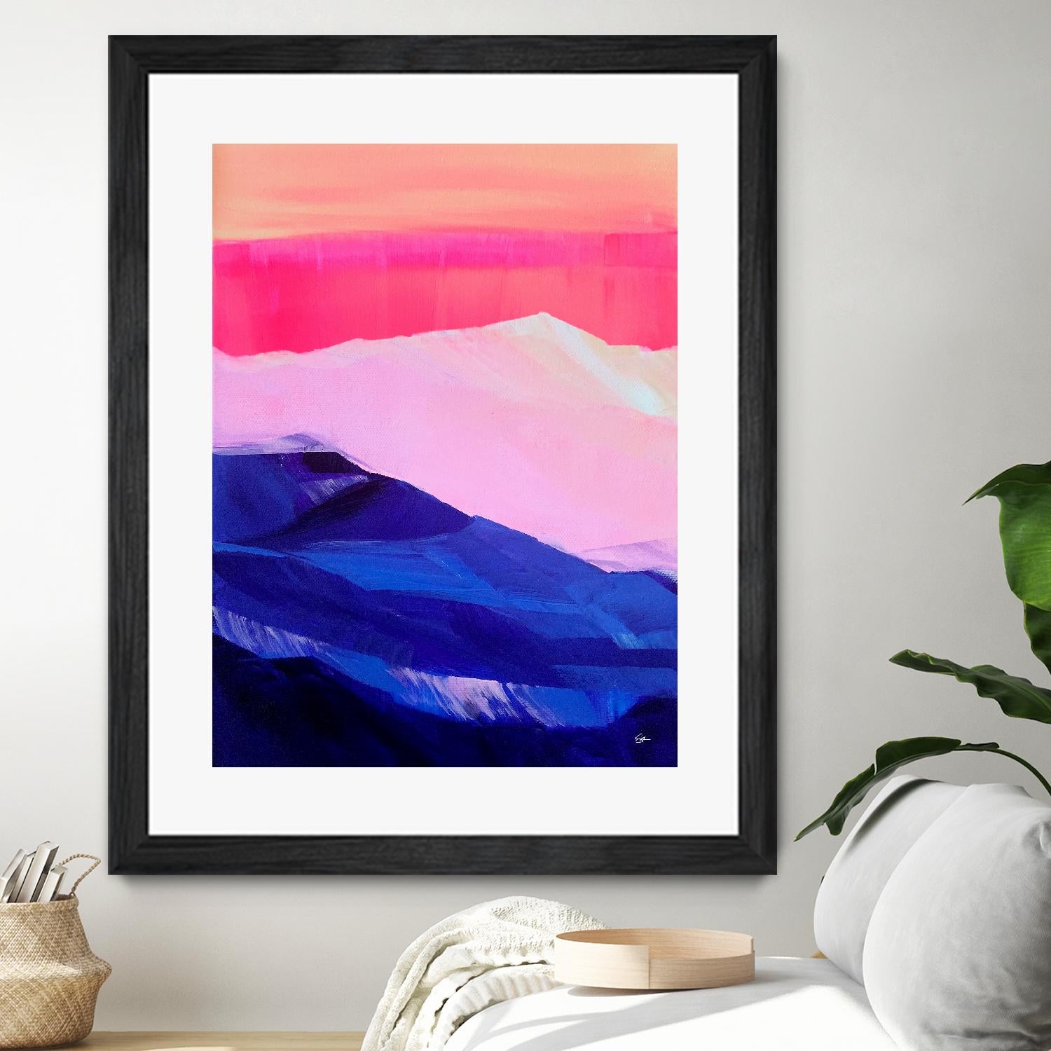 Hot Pink Morning by Sarah Capps on GIANT ART