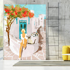 Greek Vacay by 83 Orange on GIANT ART - orange costal vacation