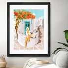 Greek Vacay by 83 Orange on GIANT ART - orange costal vacation