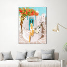 Greek Vacay by 83 Orange on GIANT ART - orange costal vacation