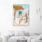 Greek Vacay by 83 Orange on GIANT ART - orange costal vacation