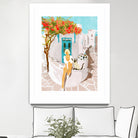 Greek Vacay by 83 Orange on GIANT ART - orange costal vacation