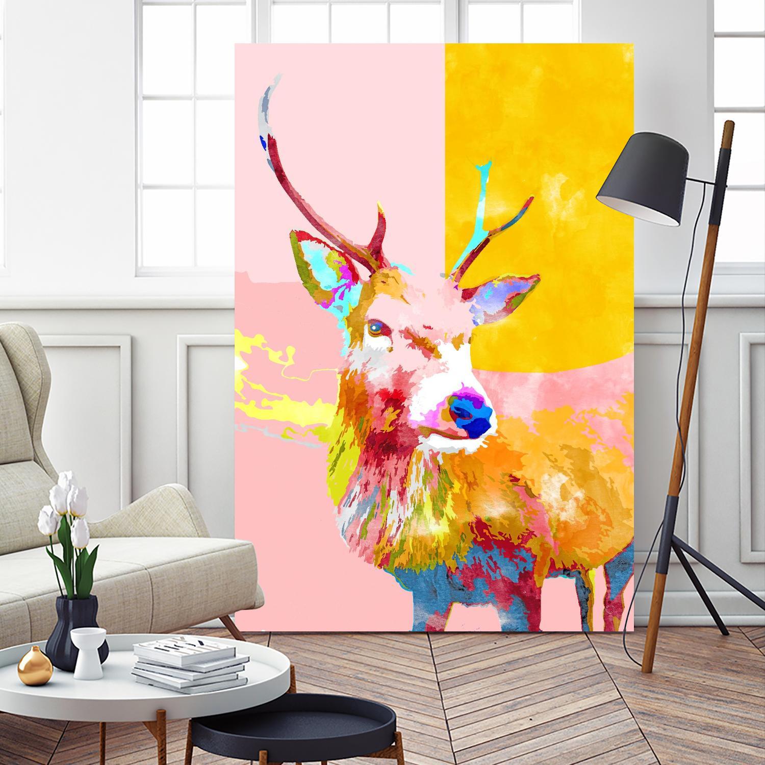 Cervine by 83 Oranges on GIANT ART - deer