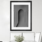 Hidden door by Divin Creador on GIANT ART - white black & white 