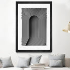 Hidden door by Divin Creador on GIANT ART - white black & white 