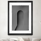 Hidden door by Divin Creador on GIANT ART - white black & white 