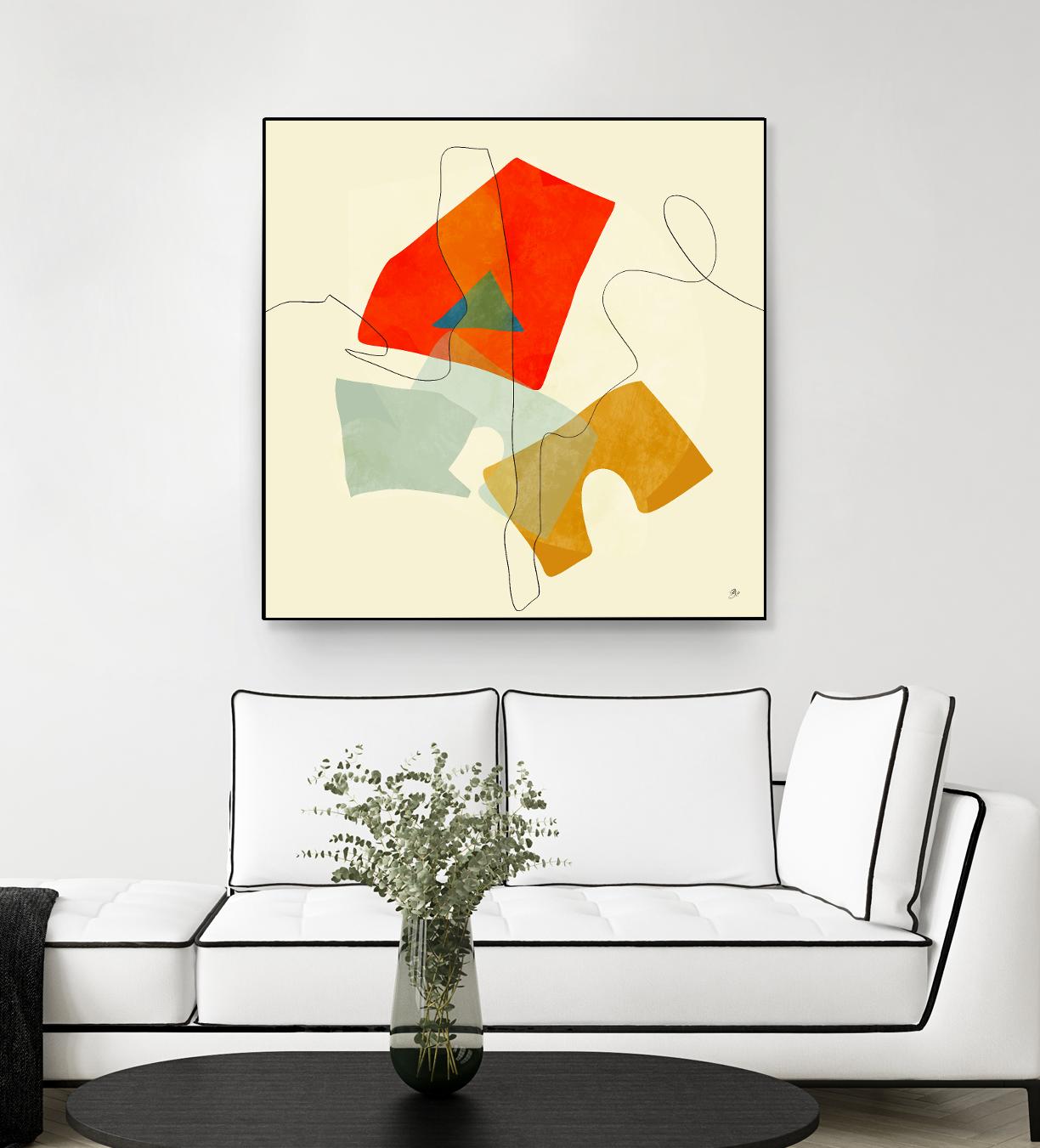 mid century geometric by Ana Rut Bre on GIANT ART