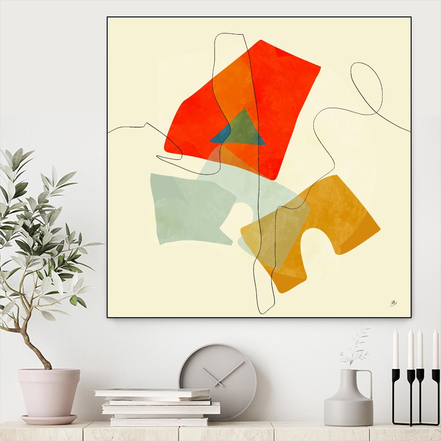 mid century geometric by Ana Rut Bre on GIANT ART