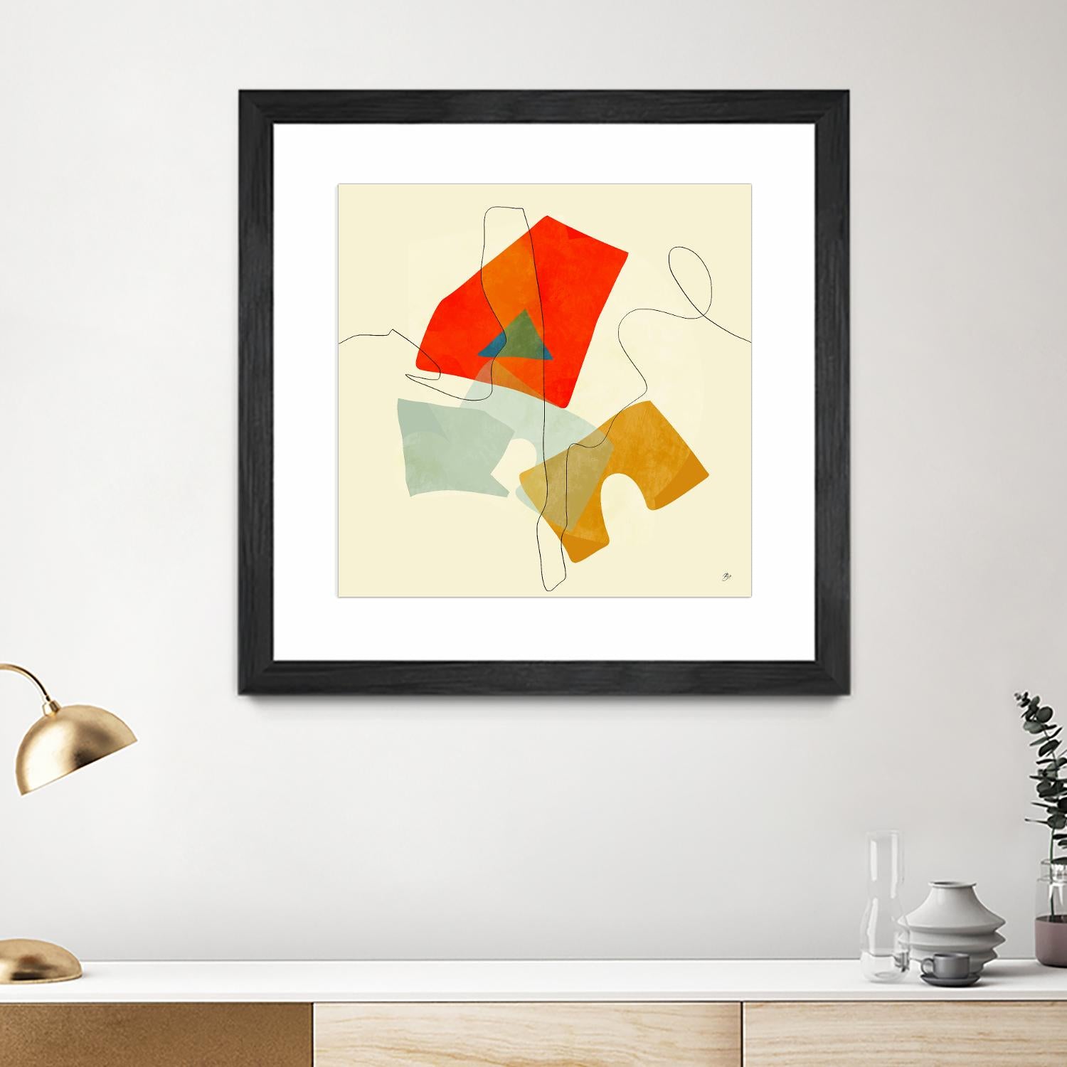 mid century geometric by Ana Rut Bre on GIANT ART