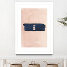 Blush & Navy Shapes II Contemporary Art Study by Nordic Print Studio on GIANT ART