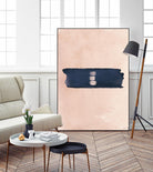 Blush & Navy Shapes II Contemporary Art Study by Nordic Print Studio on GIANT ART