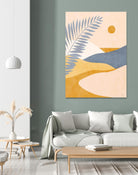 Mid Mod Tropical Summer Landscape by Dominique Vari on GIANT ART