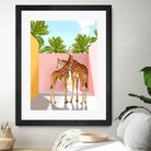 Giraffe Villa by 83 oranges on GIANT ART - multi digital giraffe