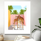 Giraffe Villa by 83 oranges on GIANT ART - multi digital giraffe