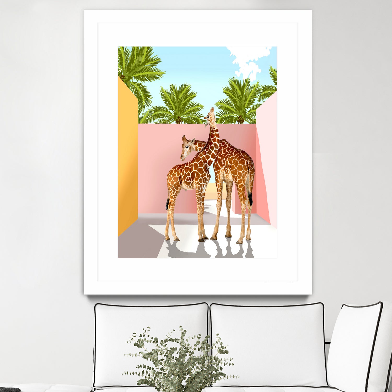 Giraffe Villa by 83 oranges on GIANT ART - multi digital giraffe