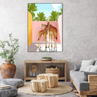 Giraffe Villa by 83 oranges on GIANT ART - multi digital giraffe