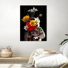 Astronaut with Flowers by Edson Ramos on GIANT ART