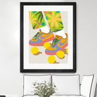 Easy Peasy Lemon Squeezy by 83 oranges on GIANT ART - orange digital rollerskates