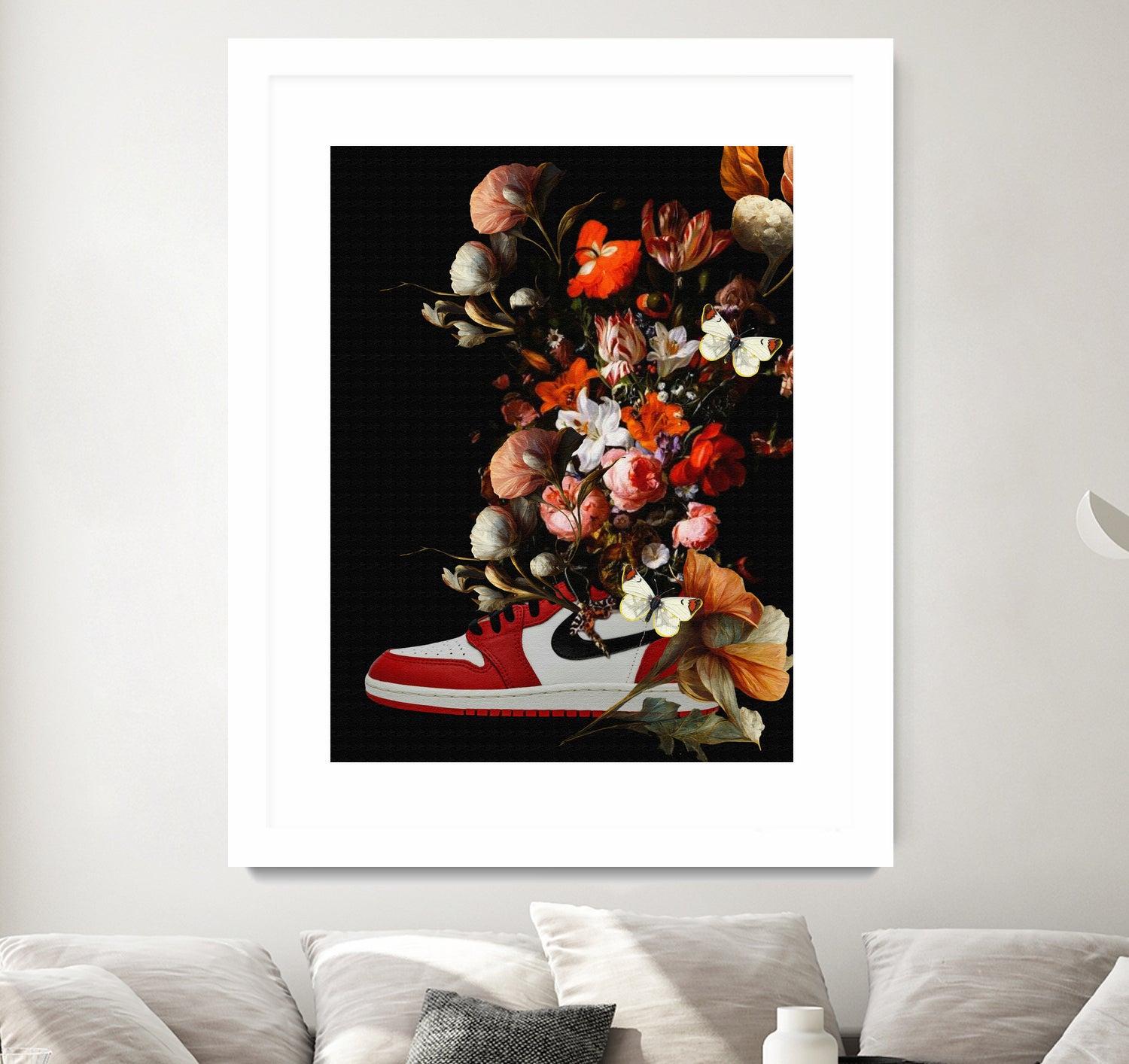 Air Jordan Flowers by Edson Ramos on GIANT ART