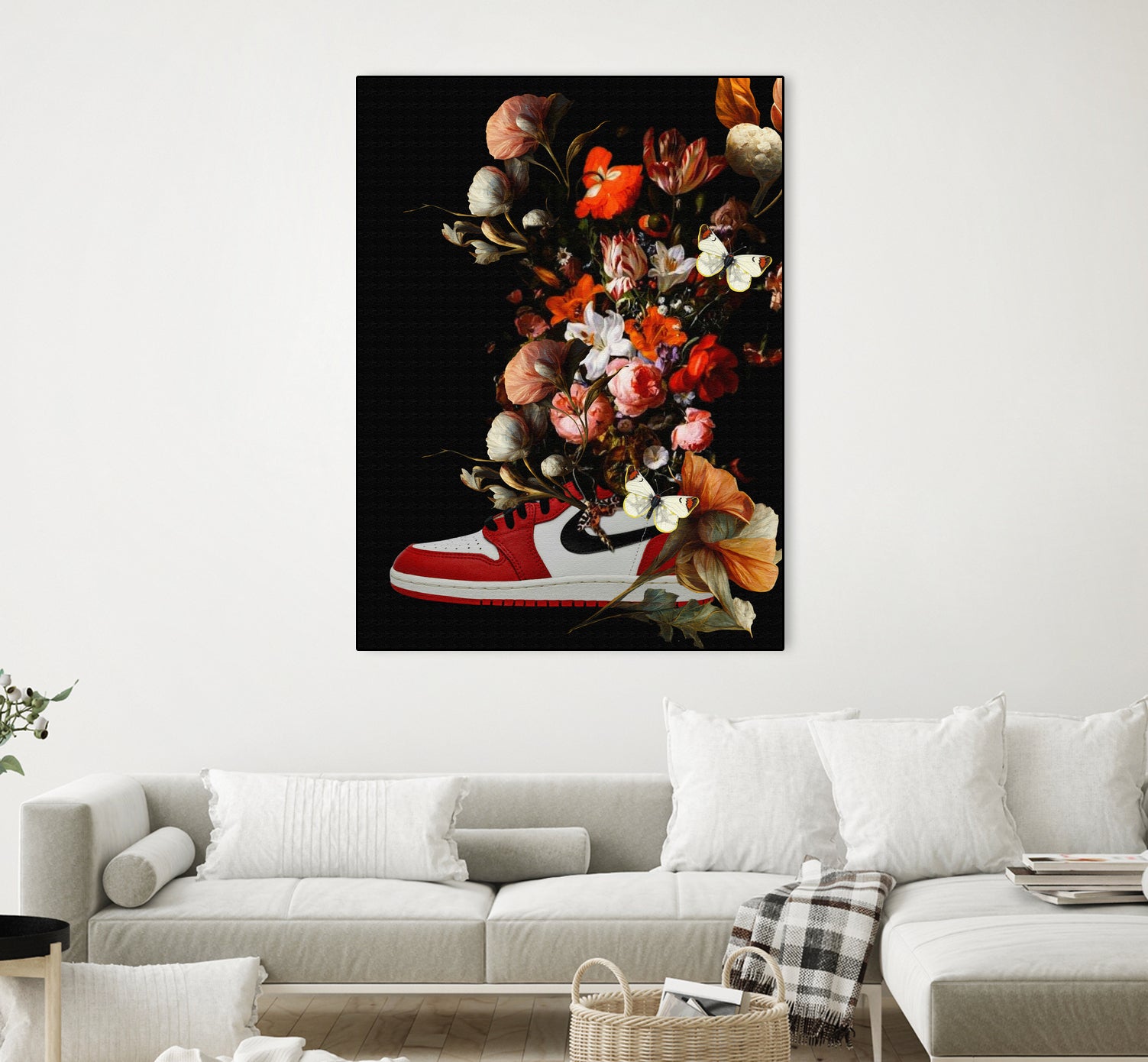 Air Jordan Flowers by Edson Ramos on GIANT ART