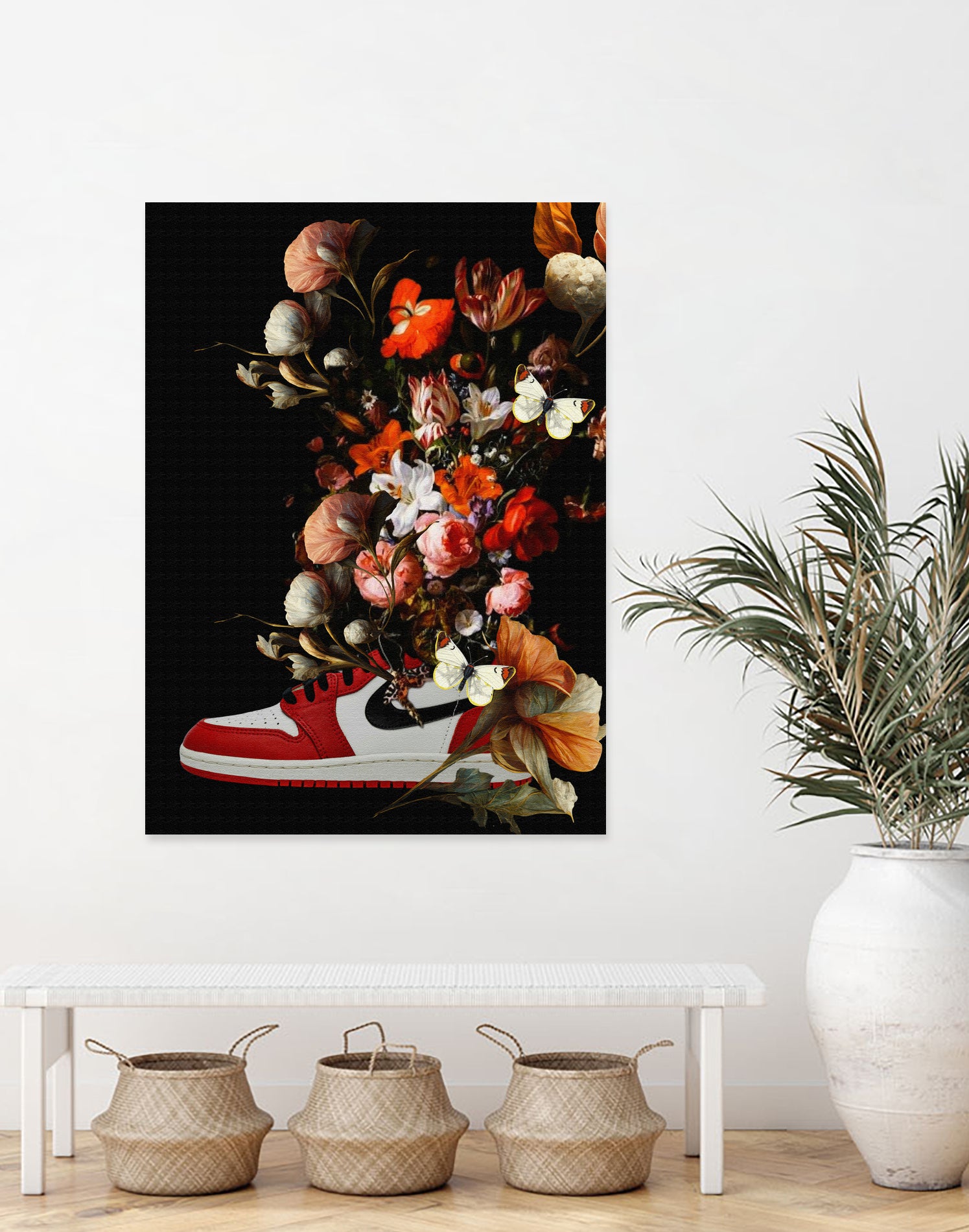 Air Jordan Flowers by Edson Ramos on GIANT ART