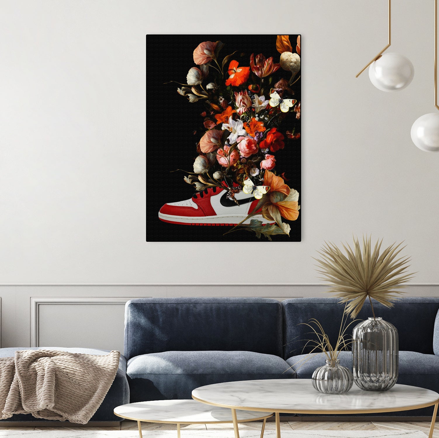 Air Jordan Flowers by Edson Ramos on GIANT ART