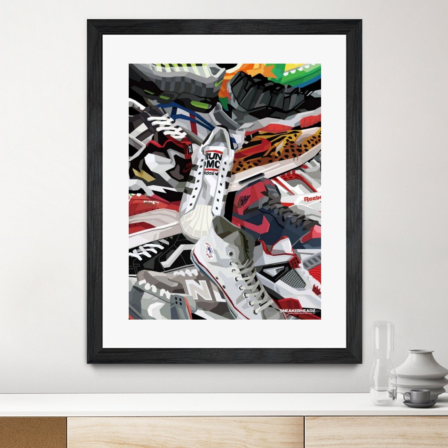 Air Jordan Shoe Pile (Run DMC) by AJS on GIANT ART