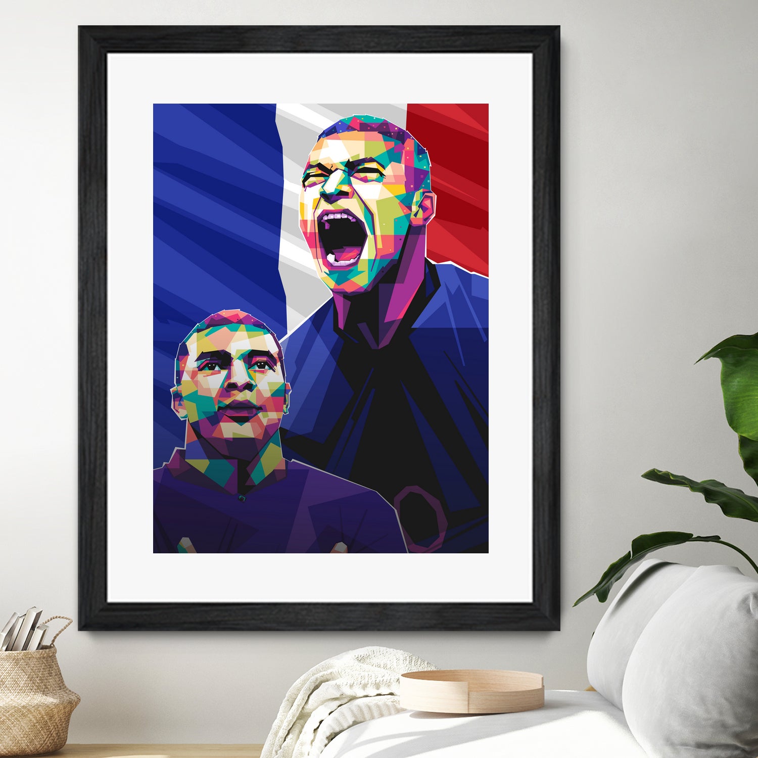 Kylian Mbappe pop art by Asran Vector on GIANT ART