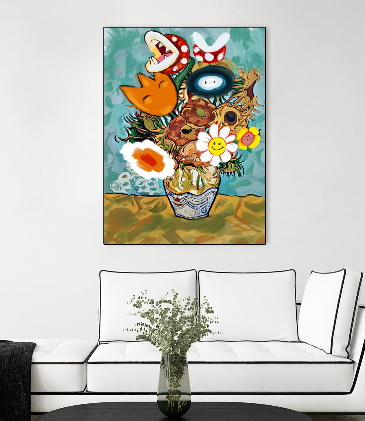 Marios Van Gogh Flower Vase by Edson Ramos on GIANT ART