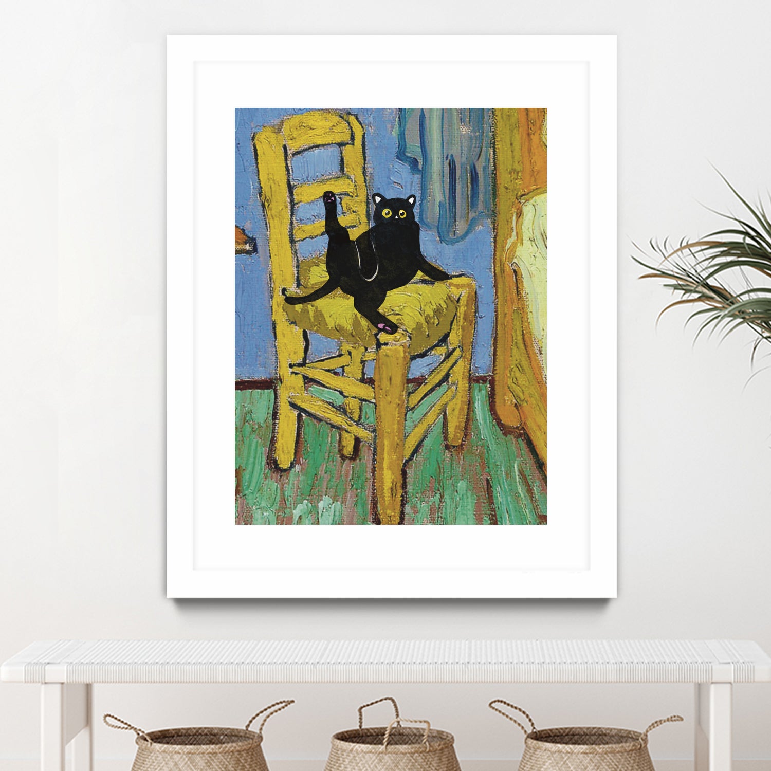 Cat on a Chair by Edson Ramos on GIANT ART