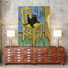 Cat on a Chair by Edson Ramos on GIANT ART
