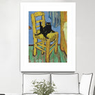 Cat on a Chair by Edson Ramos on GIANT ART