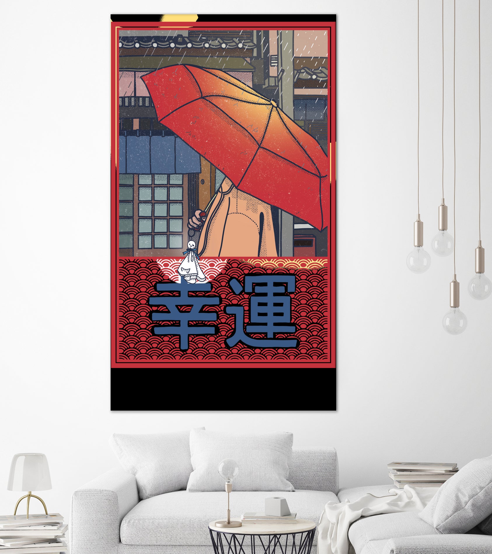 Teru Teru Bozu by Lucas Bacconnier on GIANT ART - red digital painting