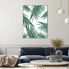 Green Palm Leaves Dream #2 #tropical #decor #art by Anita & Bella Jantz on GIANT ART - green photo illustration