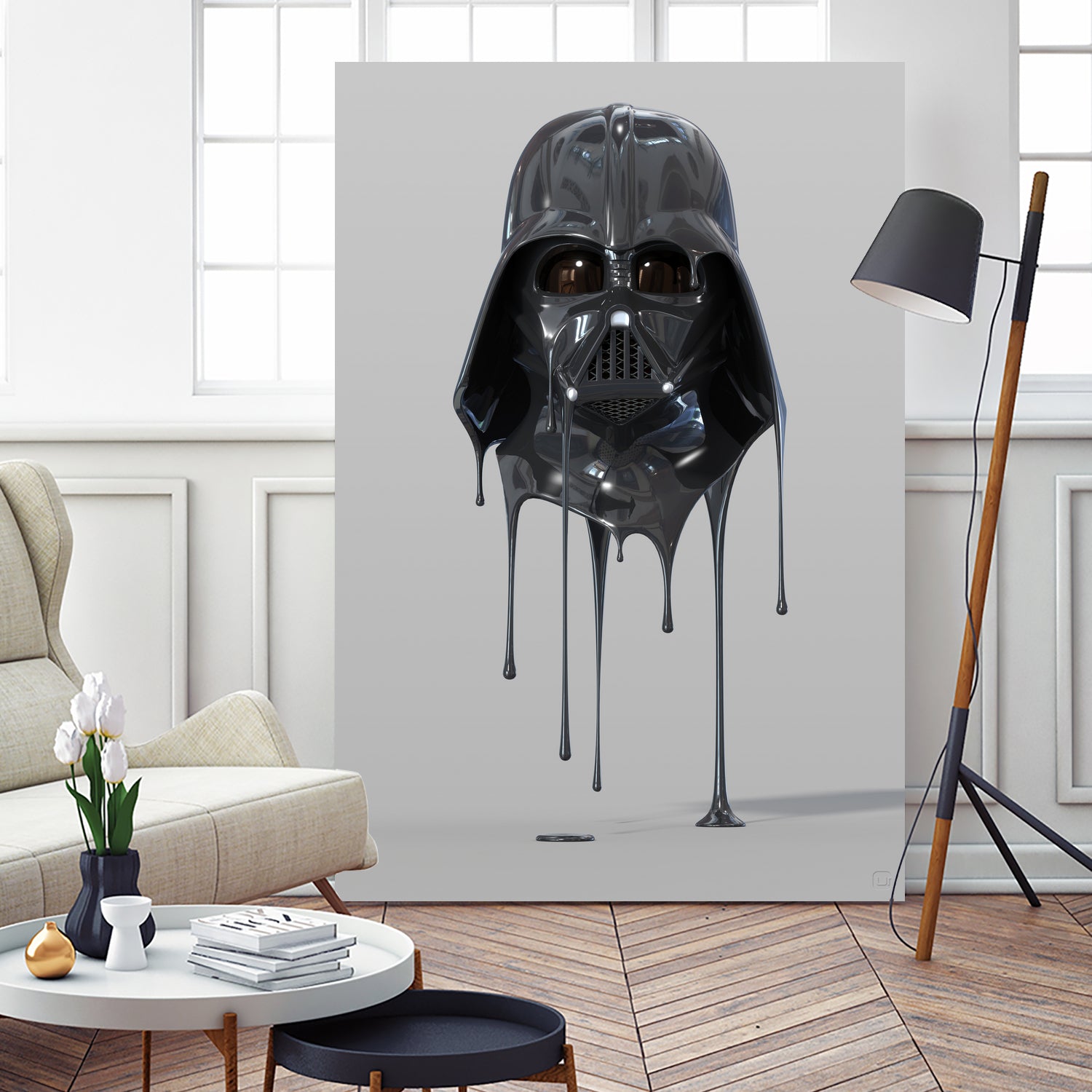 Darth Vader Melting by Urbano Rodriguez on GIANT ART - black 3d art