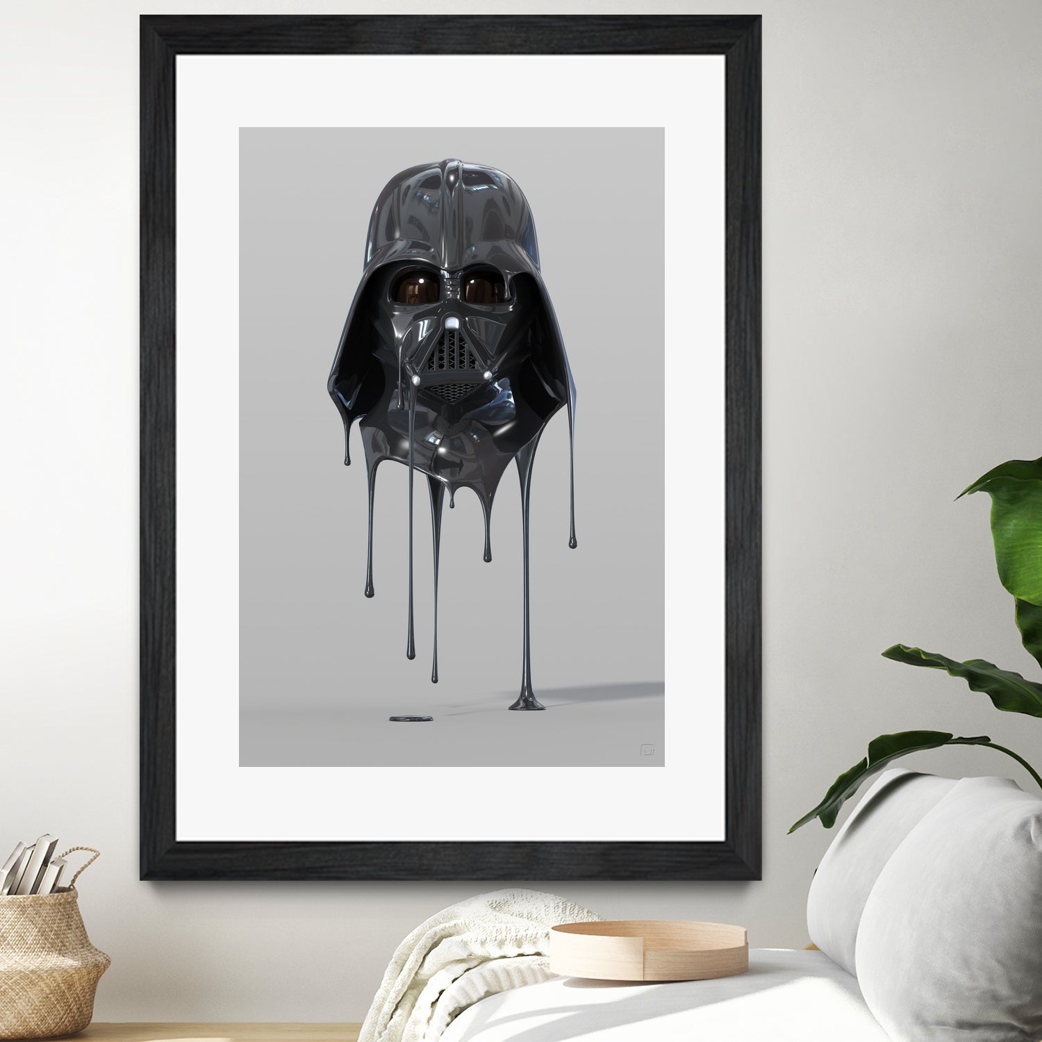 Darth Vader Melting by Urbano Rodriguez on GIANT ART - black 3d art