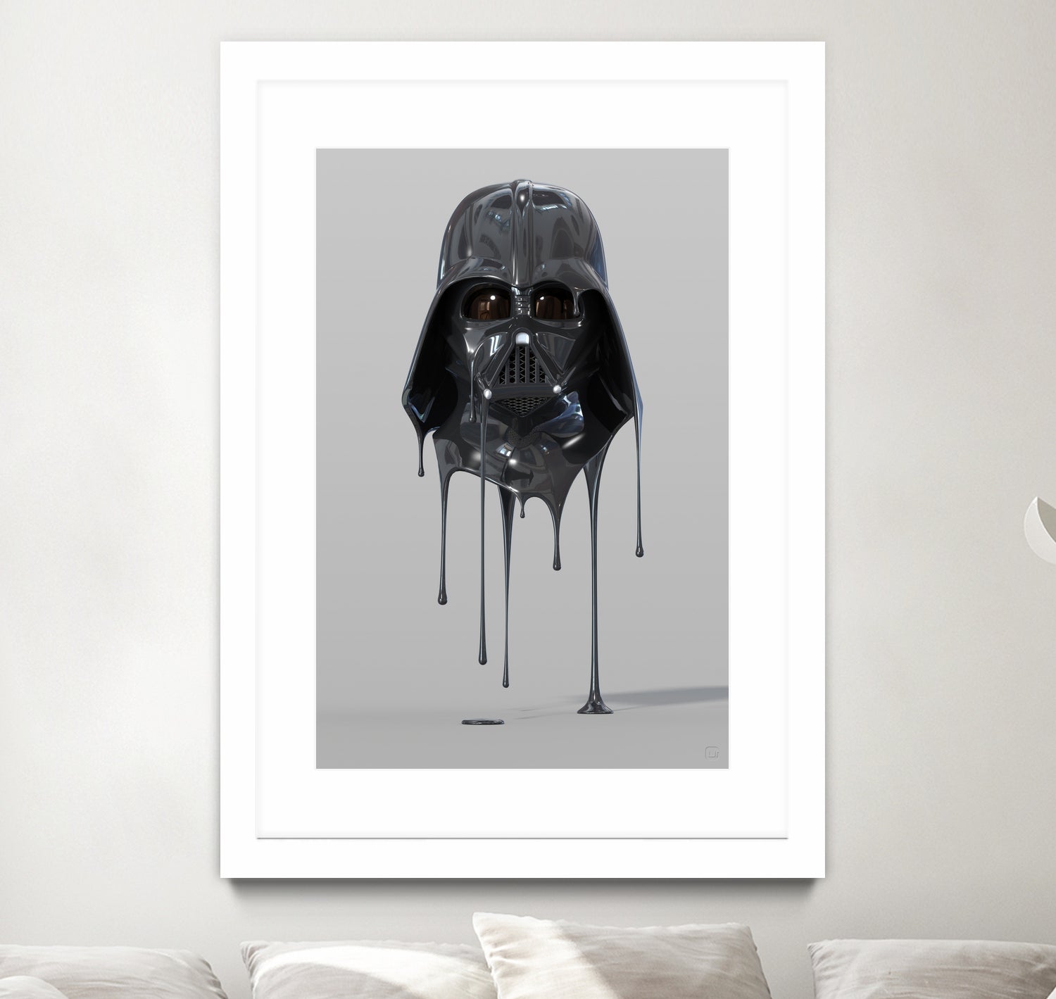 Darth Vader Melting by Urbano Rodriguez on GIANT ART - black 3d art