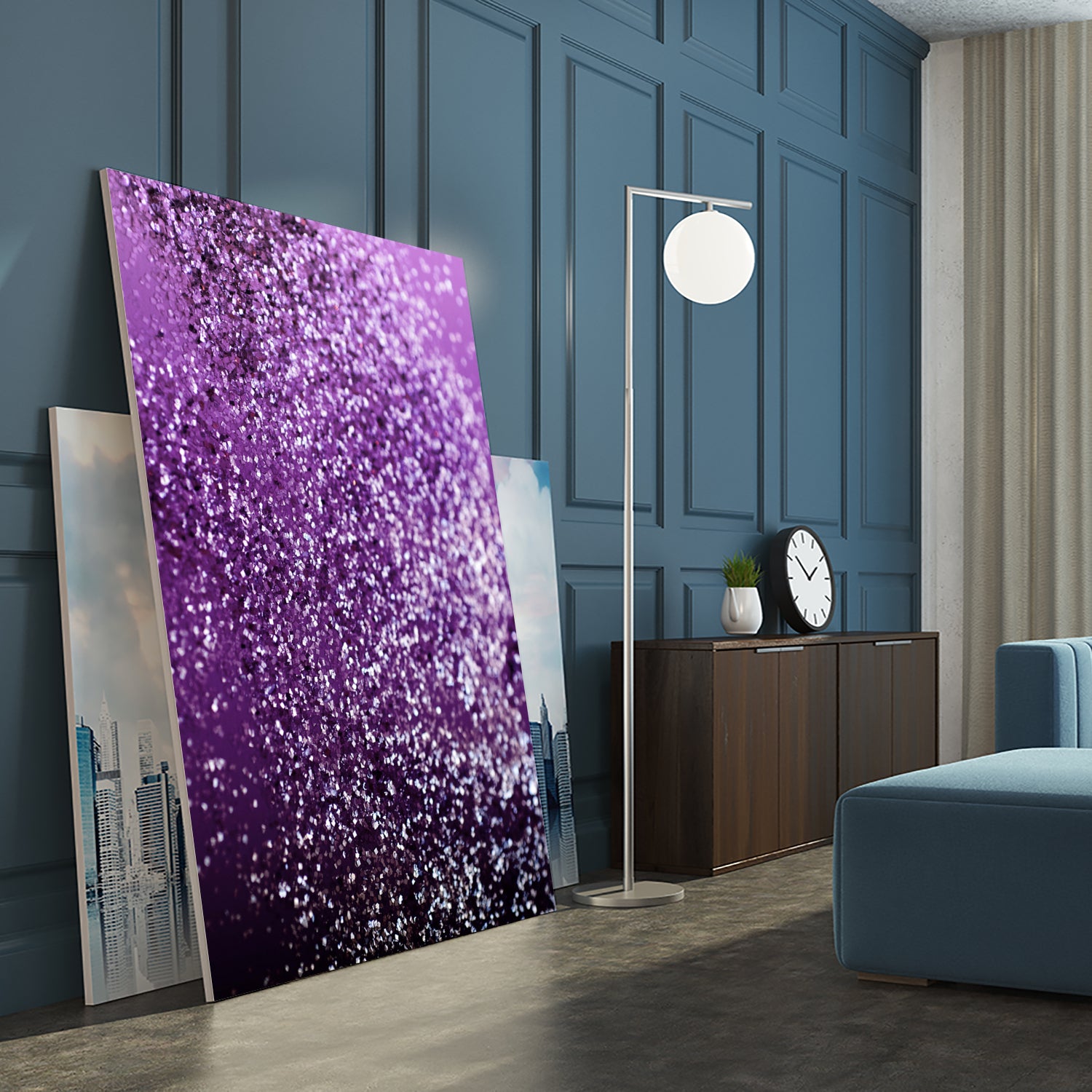 Purple Glitter #1 #decor #art by Anita & Bella Jantz on GIANT ART - fuchsia photo manipulation