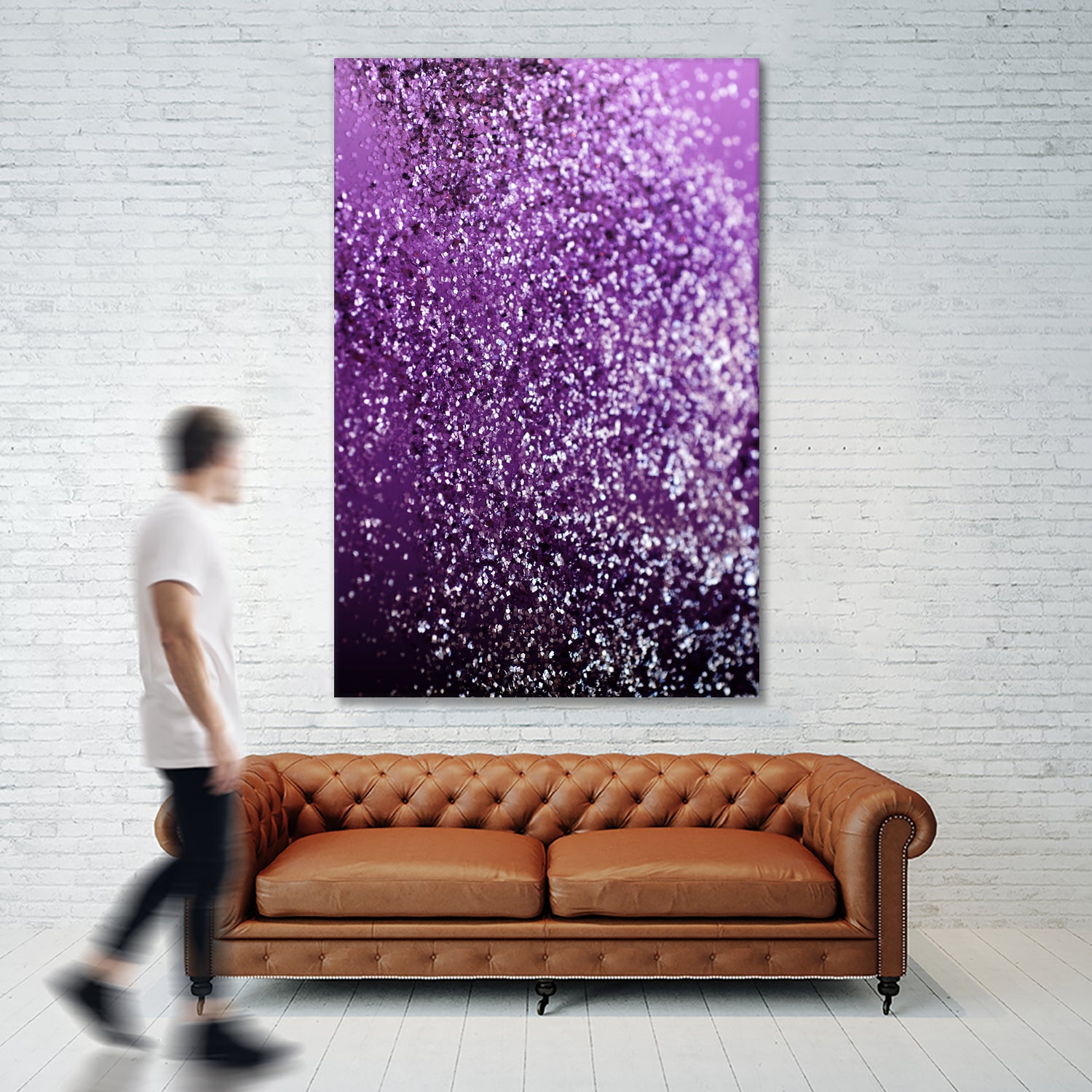 Purple Glitter #1 #decor #art by Anita & Bella Jantz on GIANT ART - fuchsia photo manipulation