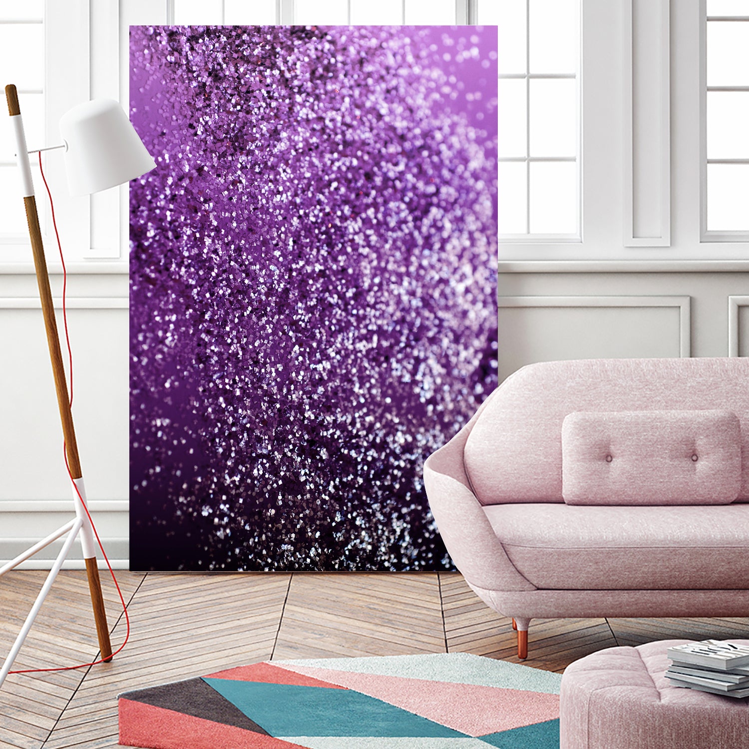 Purple Glitter #1 #decor #art by Anita & Bella Jantz on GIANT ART - fuchsia photo manipulation