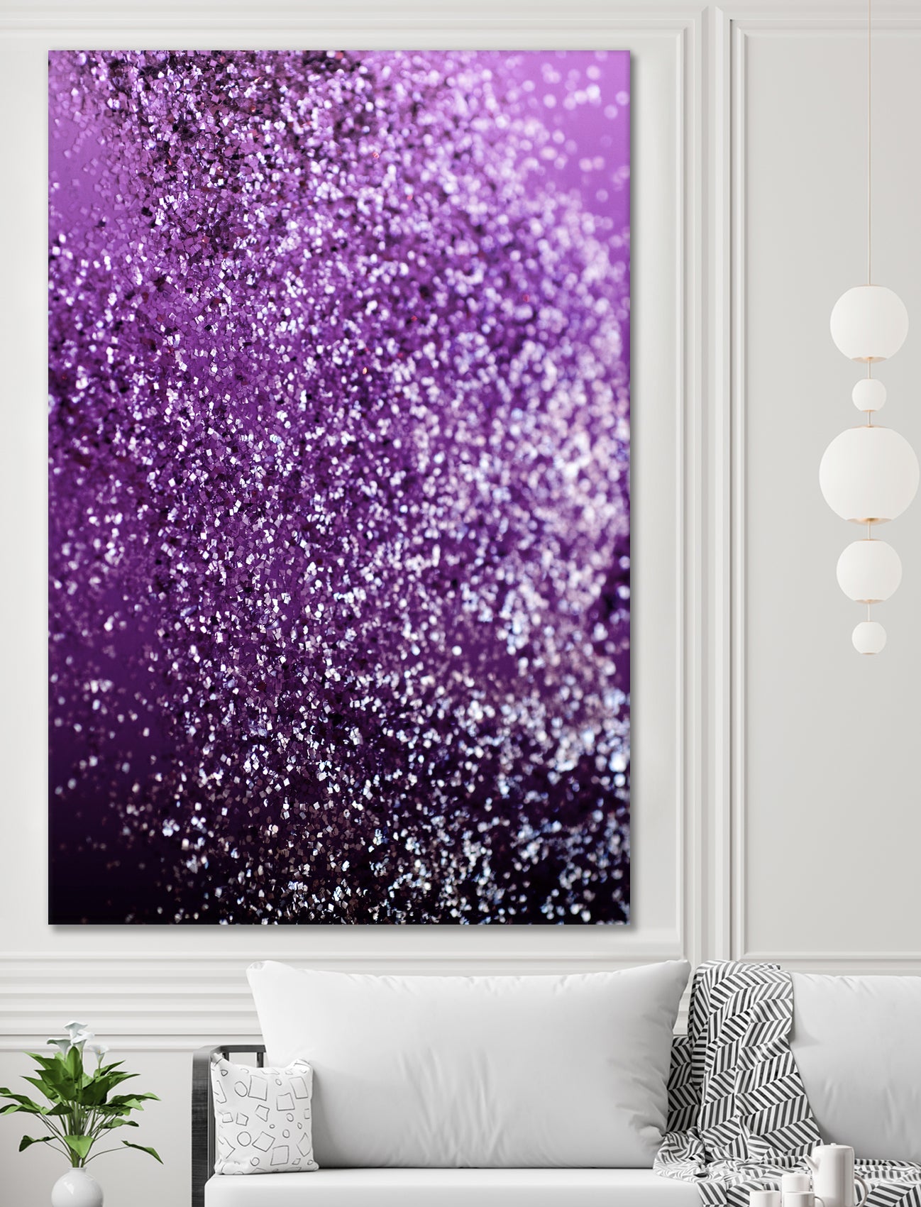 Purple Glitter #1 #decor #art by Anita & Bella Jantz on GIANT ART - fuchsia photo manipulation