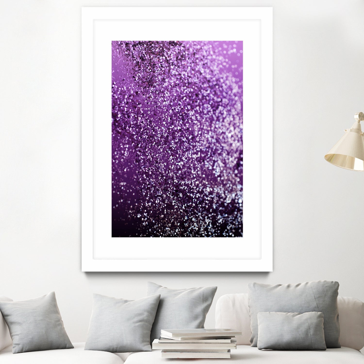 Purple Glitter #1 #decor #art by Anita & Bella Jantz on GIANT ART - fuchsia photo manipulation