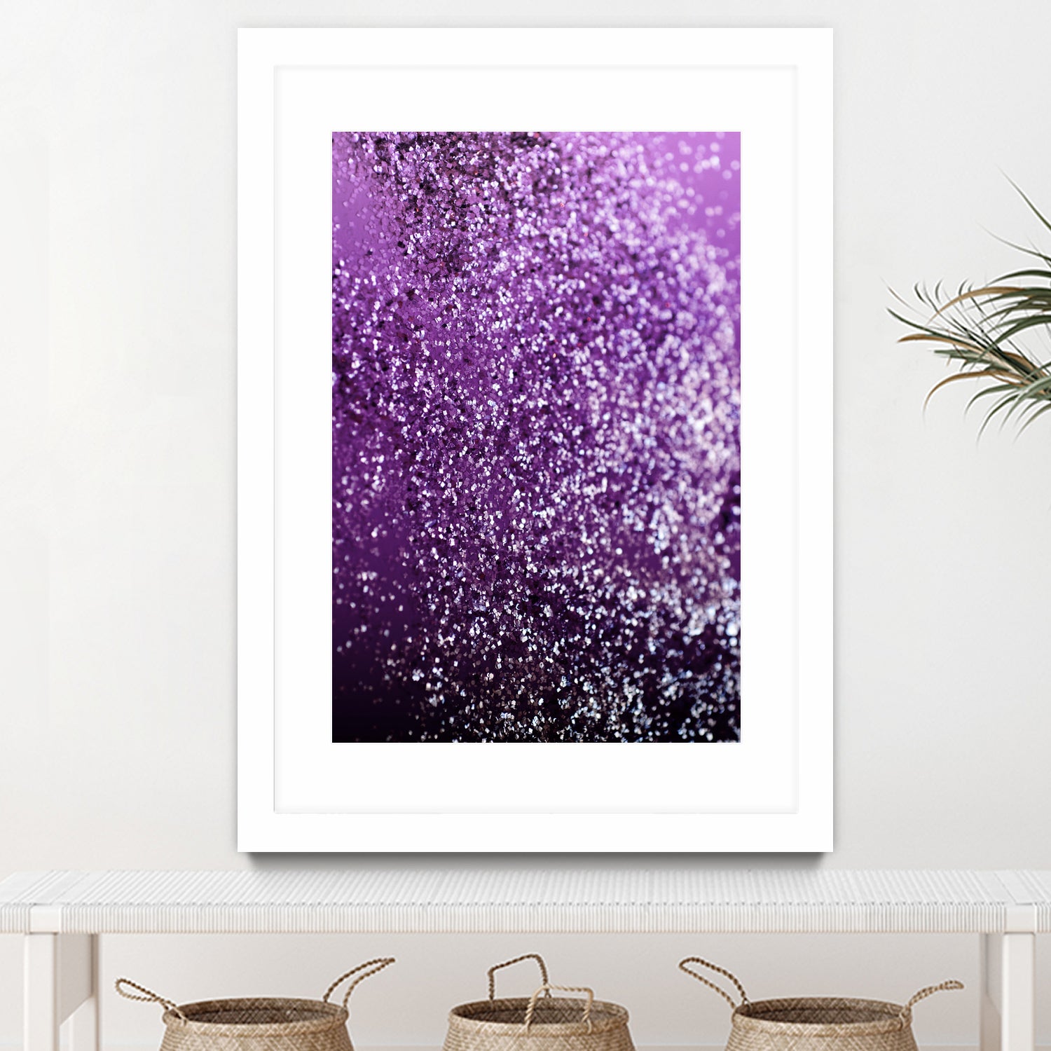 Purple Glitter #1 #decor #art by Anita & Bella Jantz on GIANT ART - fuchsia photo manipulation