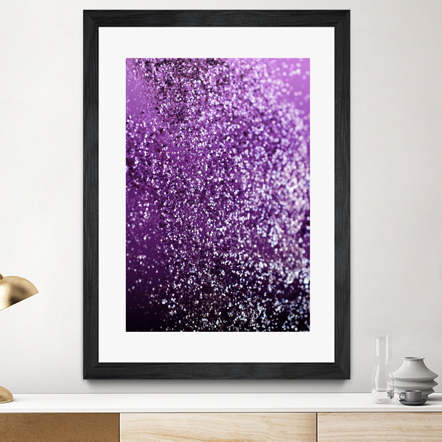 Purple Glitter #1 #decor #art by Anita & Bella Jantz on GIANT ART - fuchsia photo manipulation