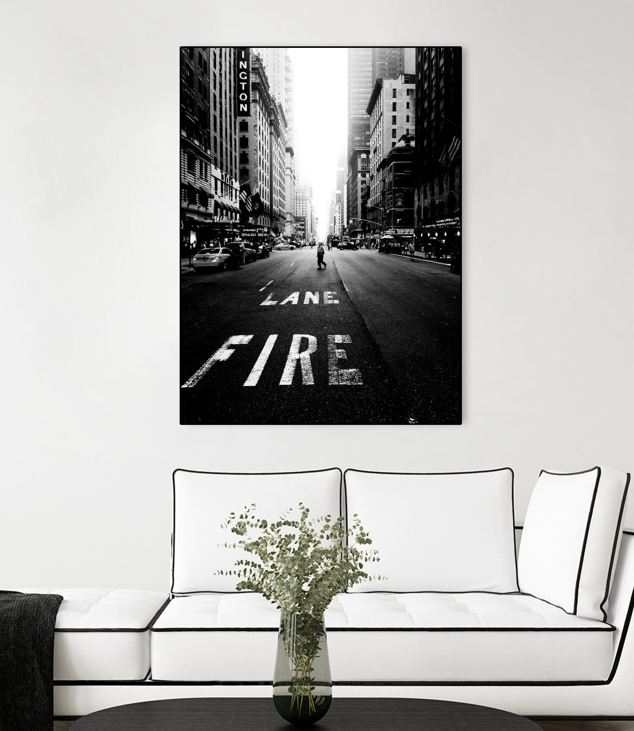 Lane fire by Dmitry Belov on GIANT ART - black photo manipulation