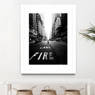 Lane fire by Dmitry Belov on GIANT ART - black photo manipulation