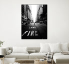 Lane fire by Dmitry Belov on GIANT ART - black photo manipulation